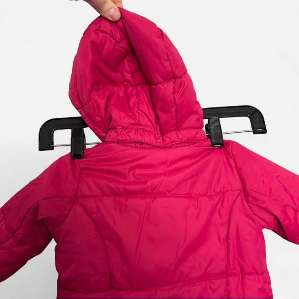 Baby Gap Girl’s Snowsuit 3-6 MO Pink Hooded Zipper‎ Winter